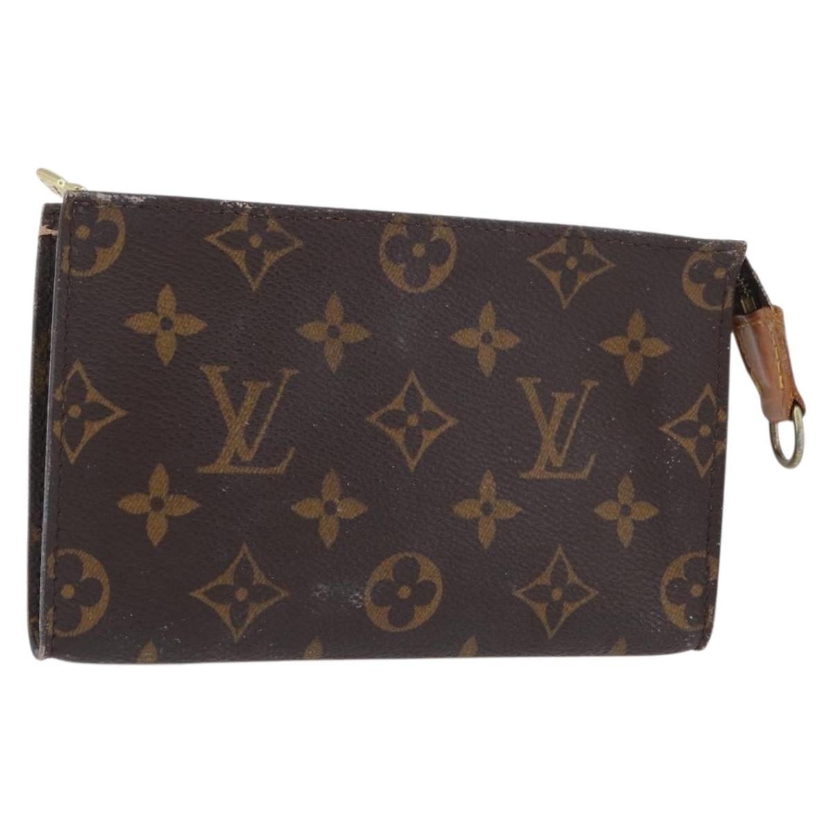 LOUIS VUITTON Monogram Bucket PM Accessory Pouch LV Auth 172497
