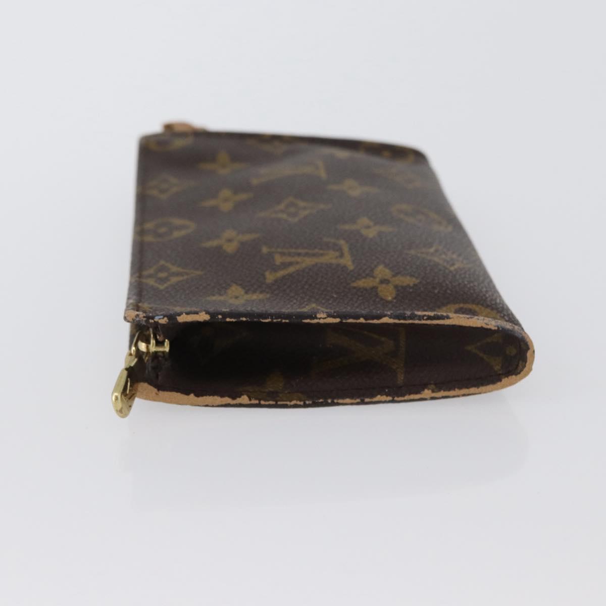 LOUIS VUITTON Monogram Bucket PM Accessory Pouch LV Auth 172498
