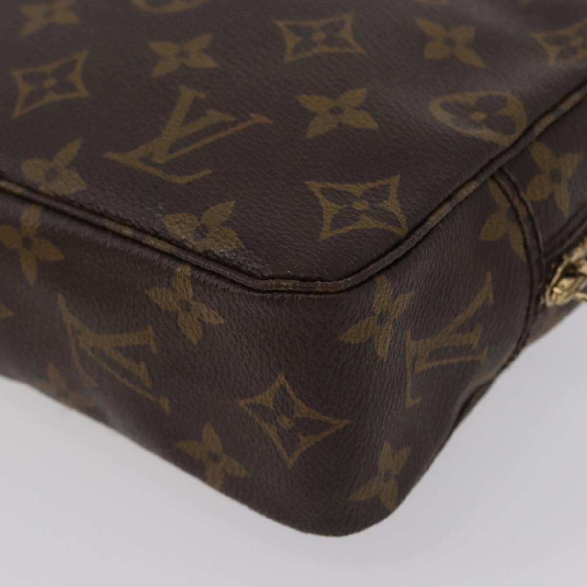 LOUIS VUITTON Monogram Trousse Toilette 18 Pouch M47526 LV Auth 172500A