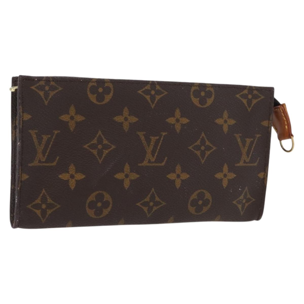 LOUIS VUITTON Monogram Bucket GM Accessory Pouch LV Auth 172503