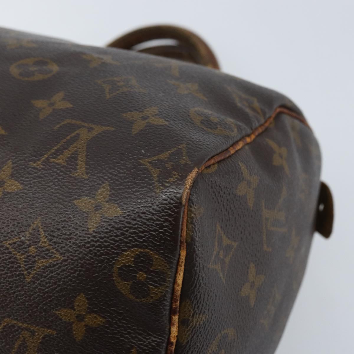 LOUIS VUITTON Monogram Speedy 25 Hand Bag M41528 LV Auth 172508