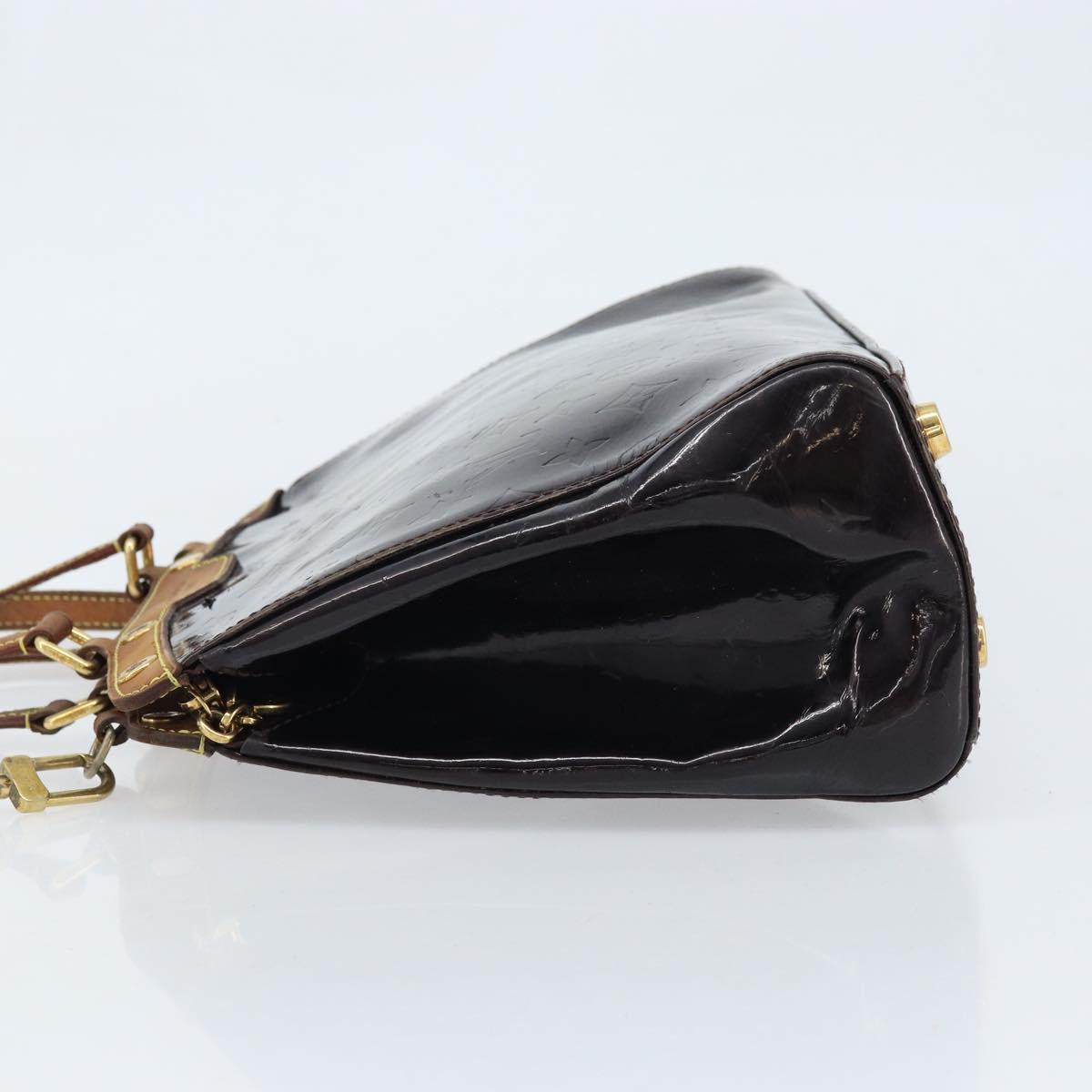 LOUIS VUITTON Monogram Vernis Blair MM Bag 2way Amarante M91619 LV Auth 172517