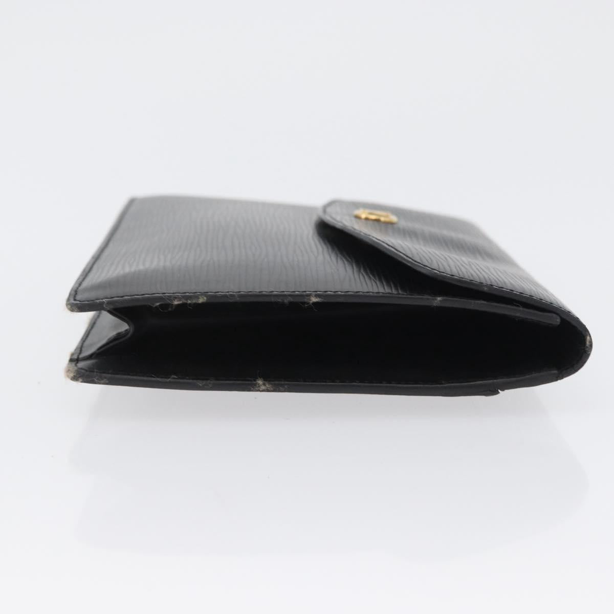 LOUIS VUITTON Epi Montaigne 23 Clutch Bag Black M52662 LV Auth 172524