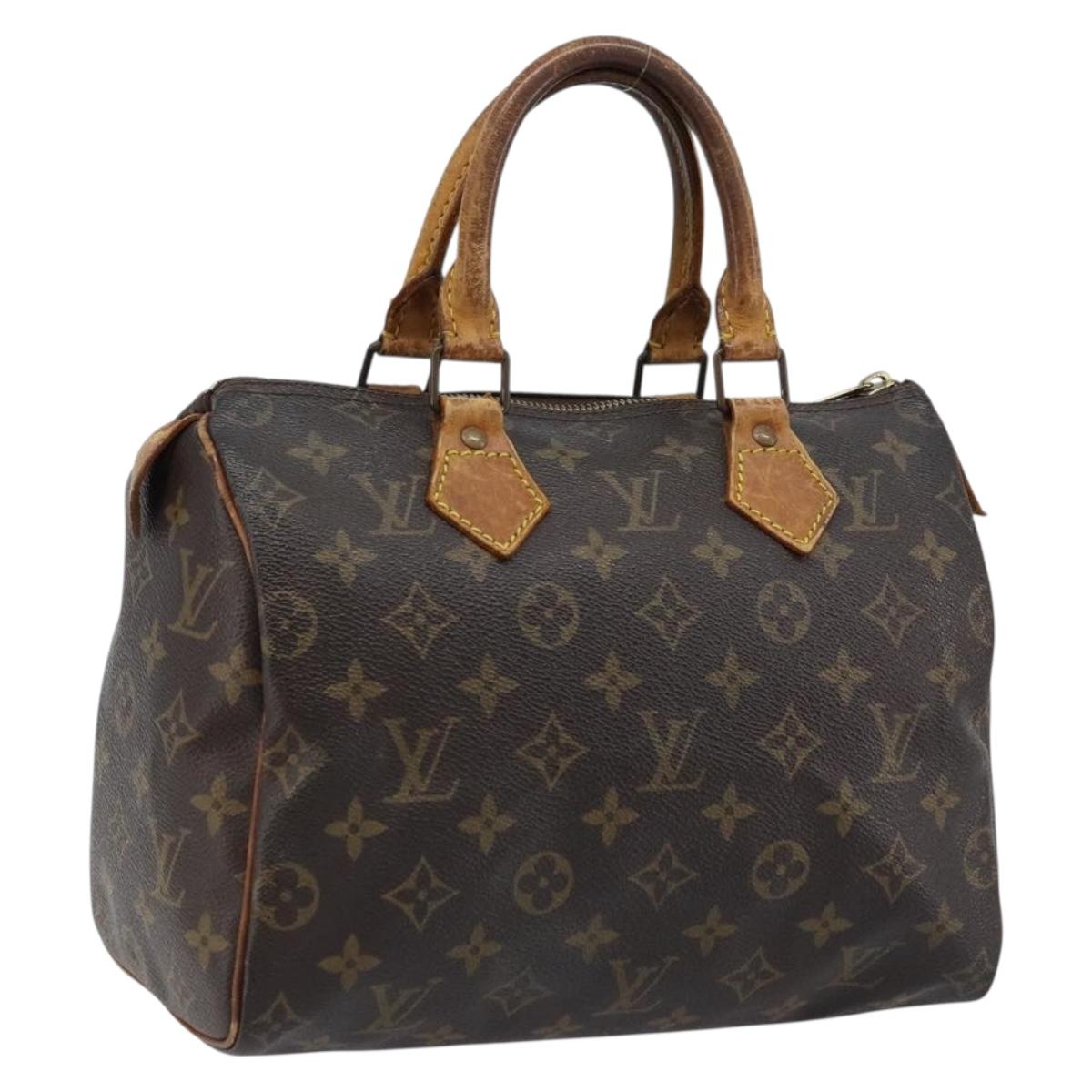 LOUIS VUITTON Monogram Speedy 25 Hand Bag M41528 LV Auth 172527