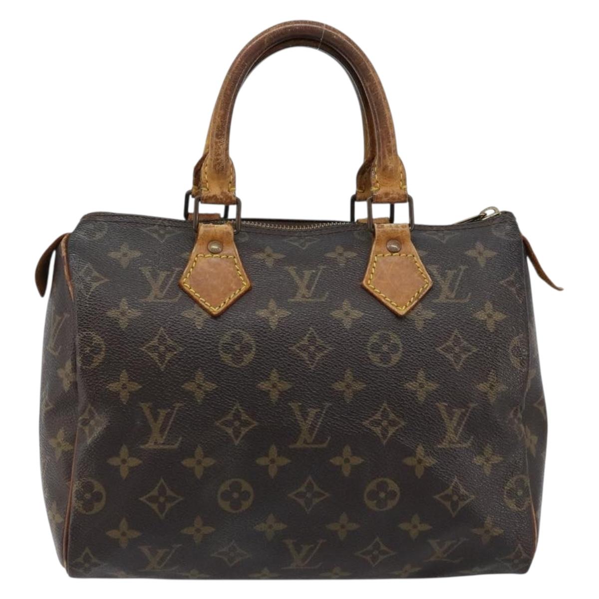 LOUIS VUITTON Monogram Speedy 25 Hand Bag M41528 LV Auth 172527