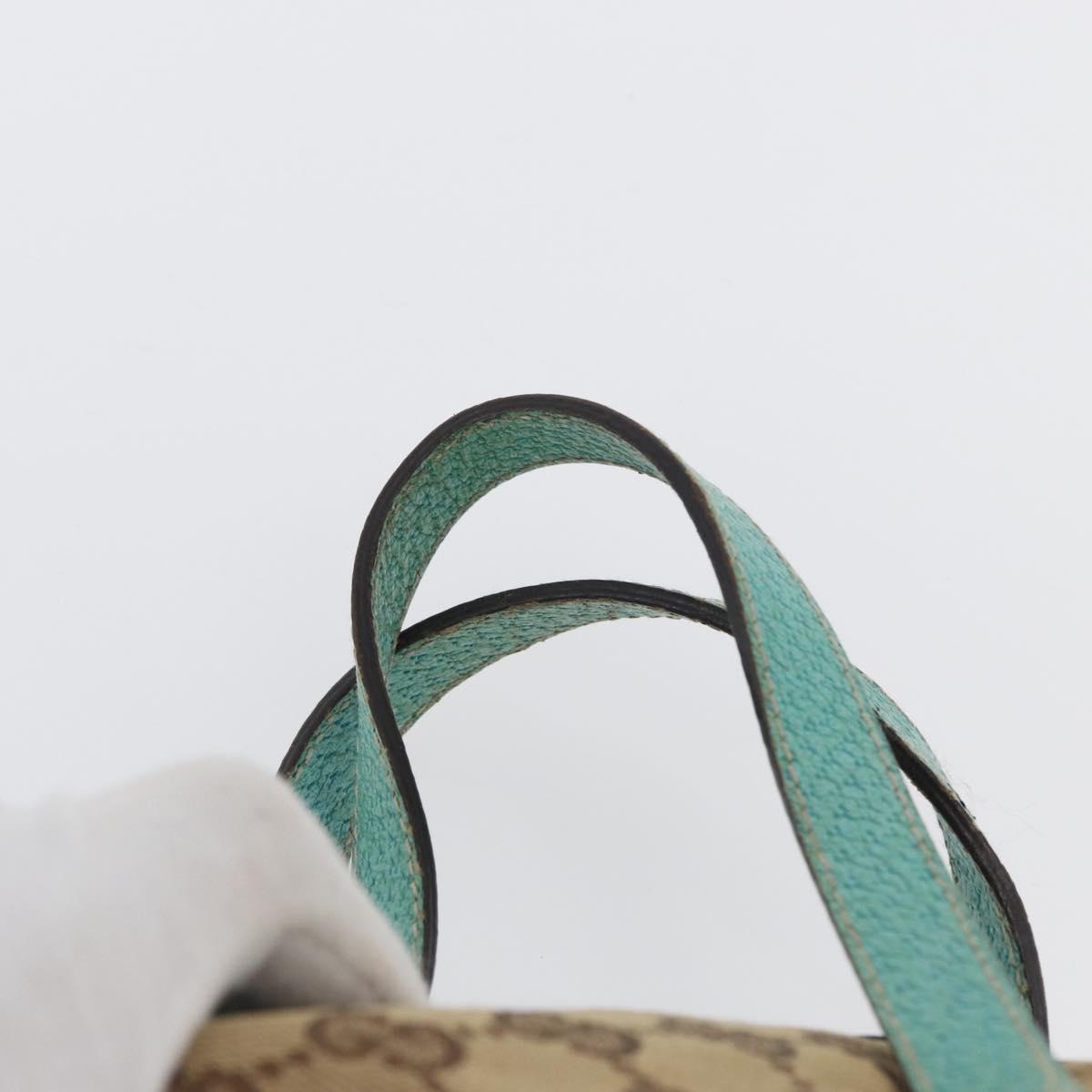 GUCCI GG Canvas Hand Bag Beige 124542 Auth 172530