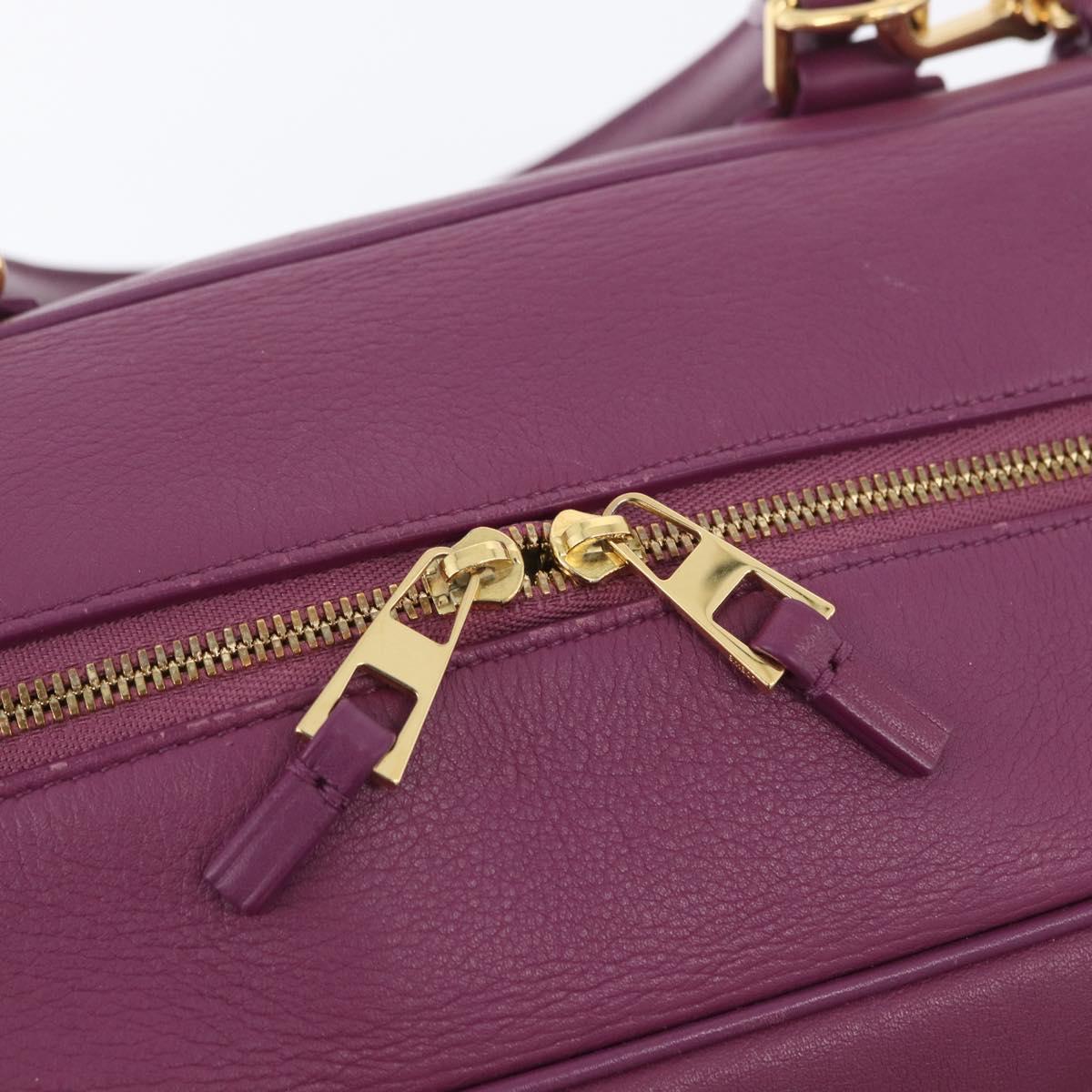 LOEWE Anagram Studio Ghibli Americana 28 Bag Leather 2way Purple Auth 172539SM