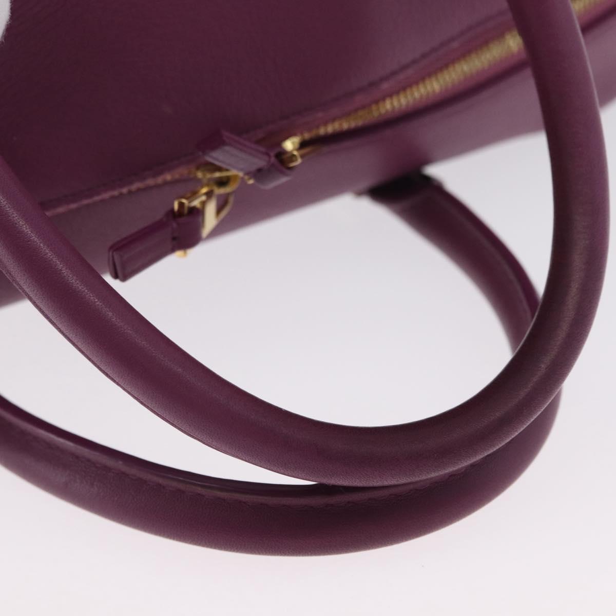 LOEWE Anagram Studio Ghibli Americana 28 Bag Leather 2way Purple Auth 172539SM