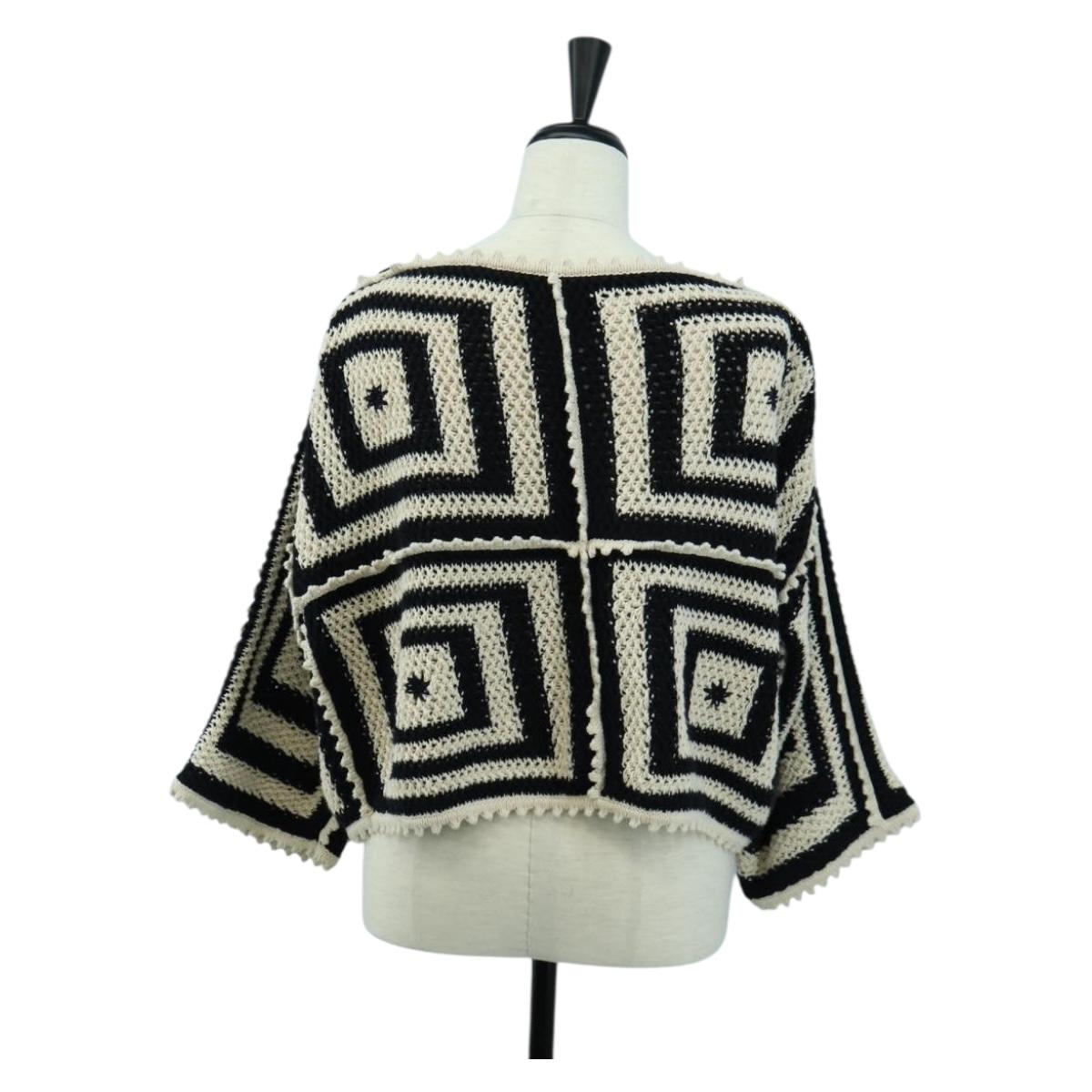 GUCCI Knit Tops Cotton White Auth 172546M