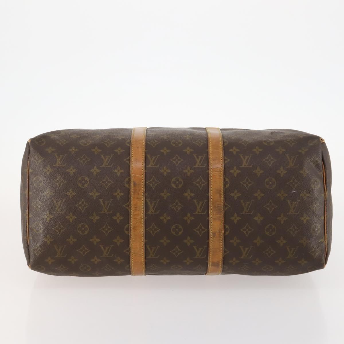 LOUIS VUITTON Monogram Keepall 50 Boston Bag M41426 LV Auth 172549
