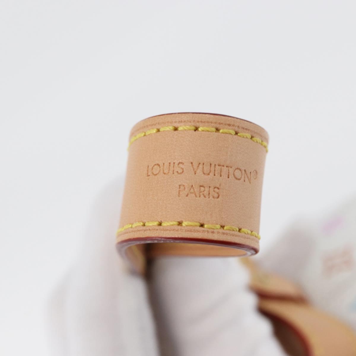 LOUIS VUITTON Monogram Multicolor LV x TM Rolling Bag White M13710 Auth 172562SM