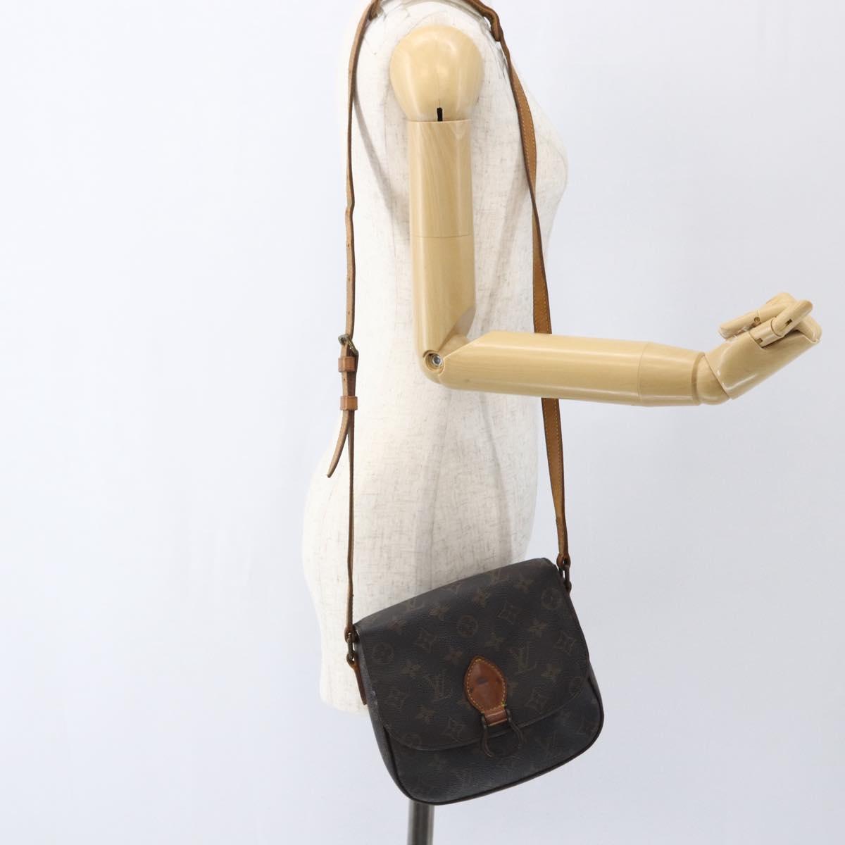 LOUIS VUITTON Monogram Saint Cloud MM Shoulder Bag M51243 LV Auth 172595