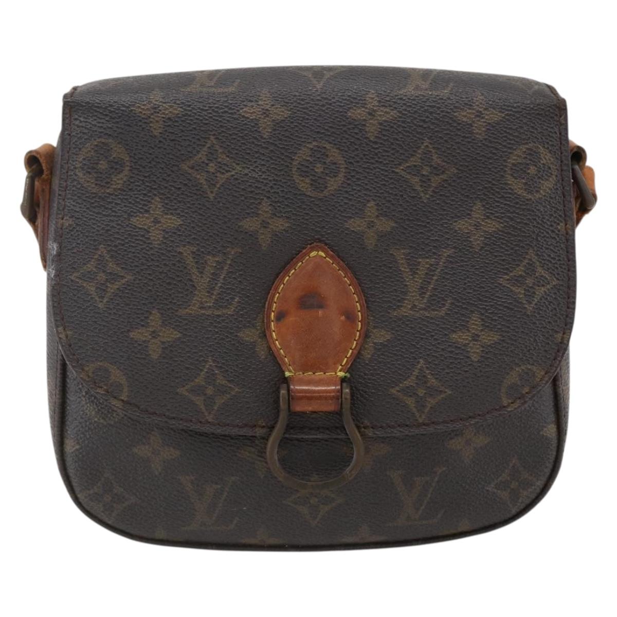 LOUIS VUITTON Monogram Saint Cloud MM Shoulder Bag M51243 LV Auth 172595