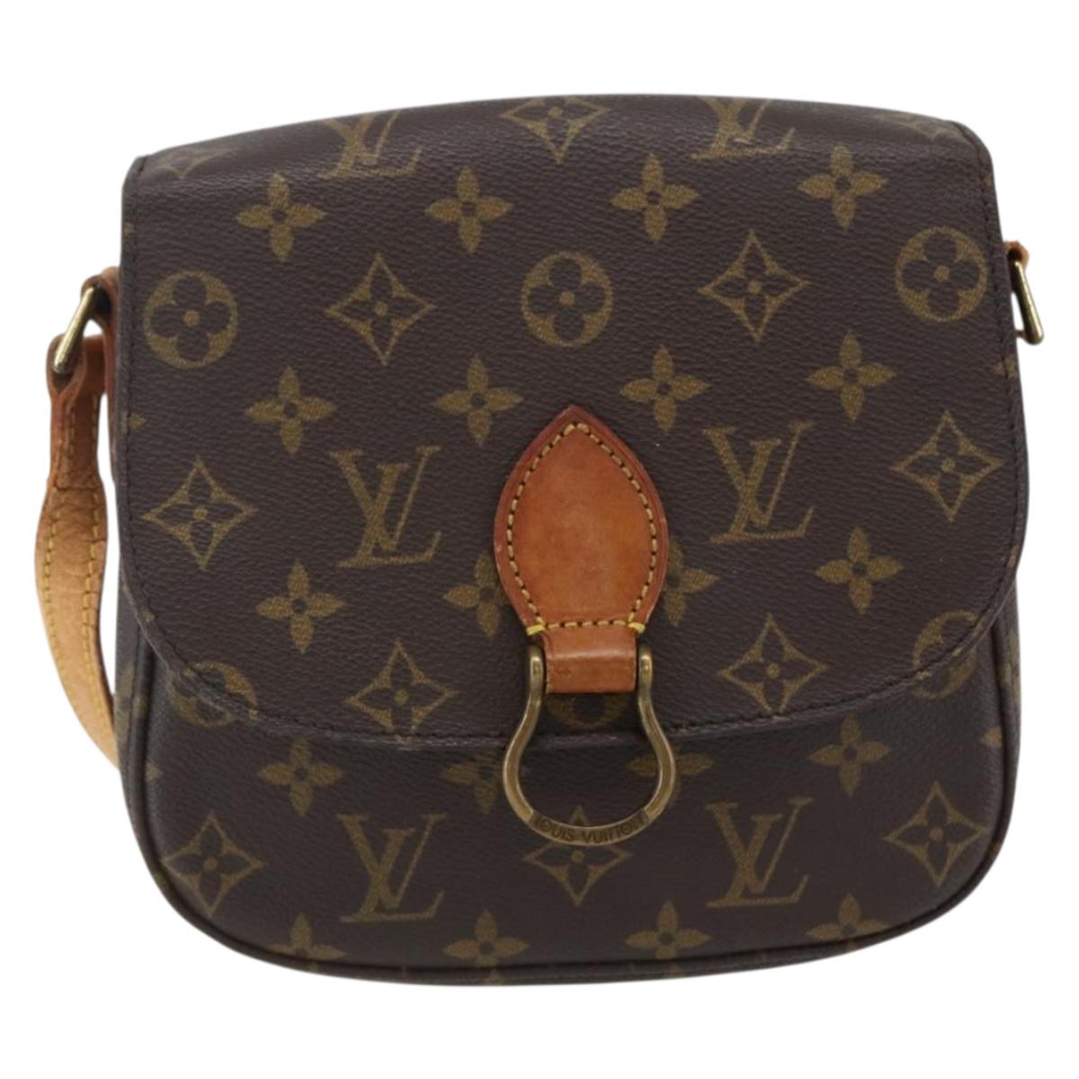 LOUIS VUITTON Monogram Saint Cloud MM Shoulder Bag M51243 LV Auth 172604