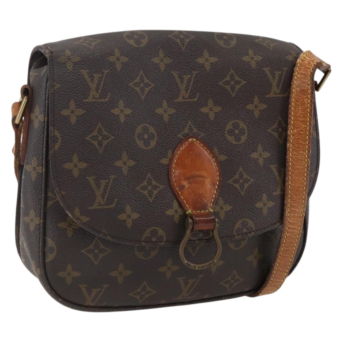 LOUIS VUITTON Monogram Saint Cloud GM Shoulder Bag M51242 LV Auth 172612