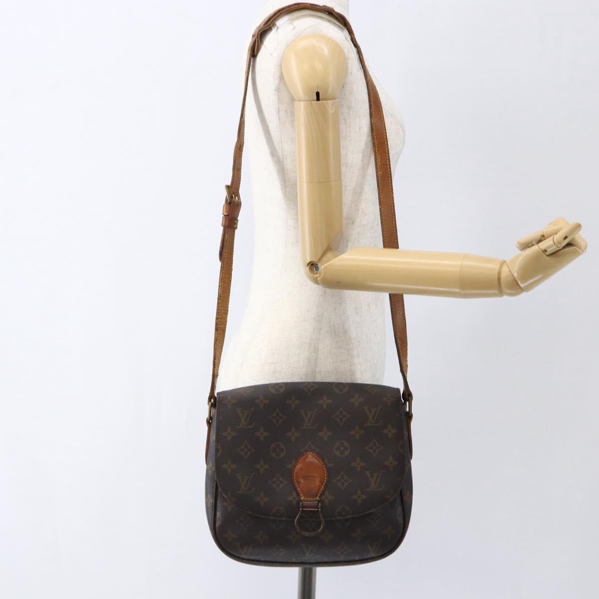 LOUIS VUITTON Monogram Saint Cloud GM Shoulder Bag M51242 LV Auth 172612