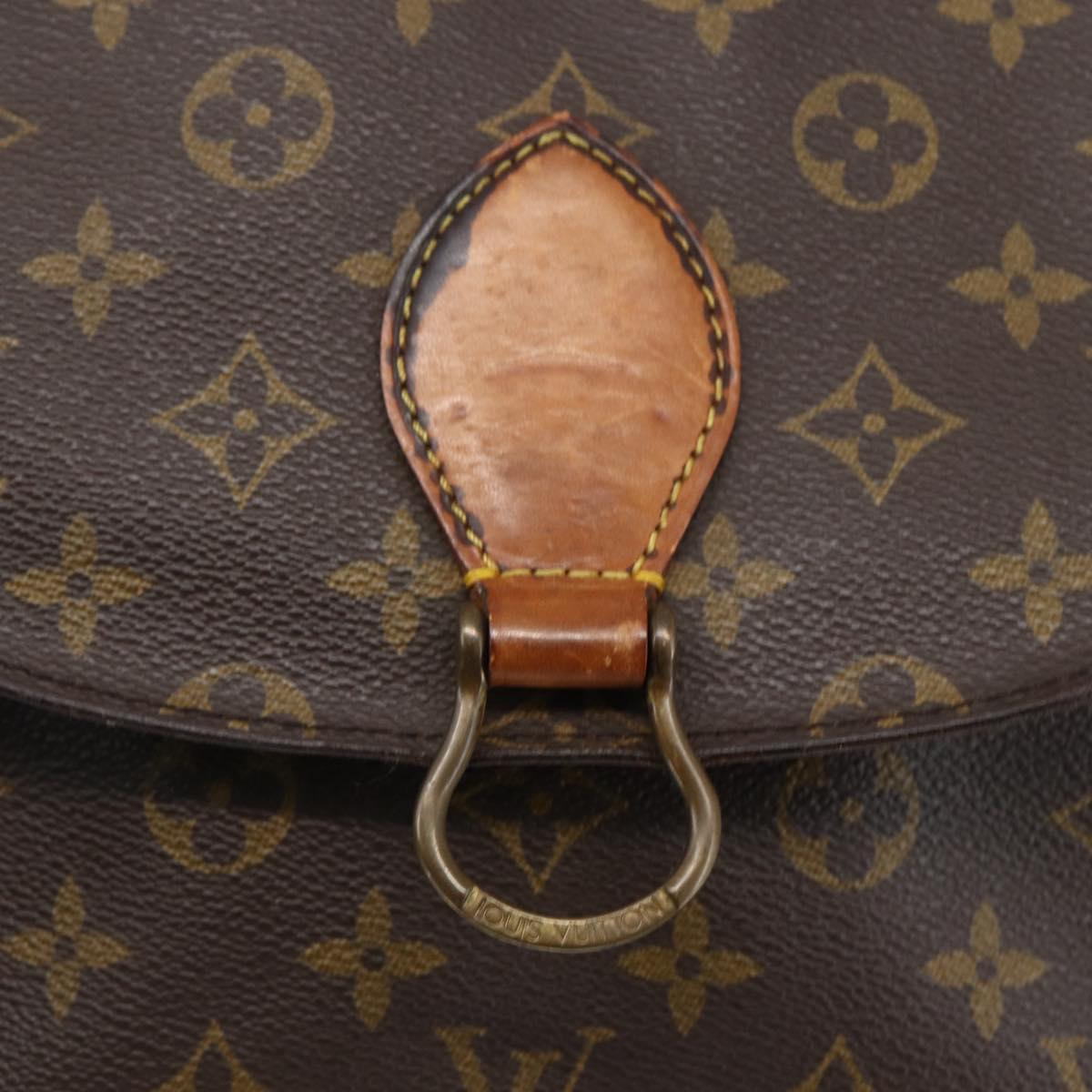 LOUIS VUITTON Monogram Saint Cloud GM Shoulder Bag M51242 LV Auth 172618