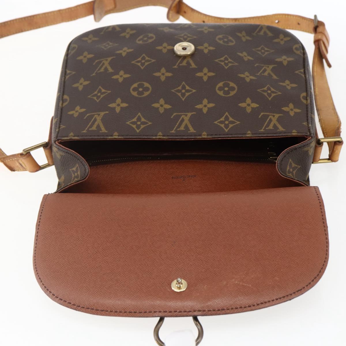 LOUIS VUITTON Monogram Saint Cloud GM Shoulder Bag M51242 LV Auth 172618