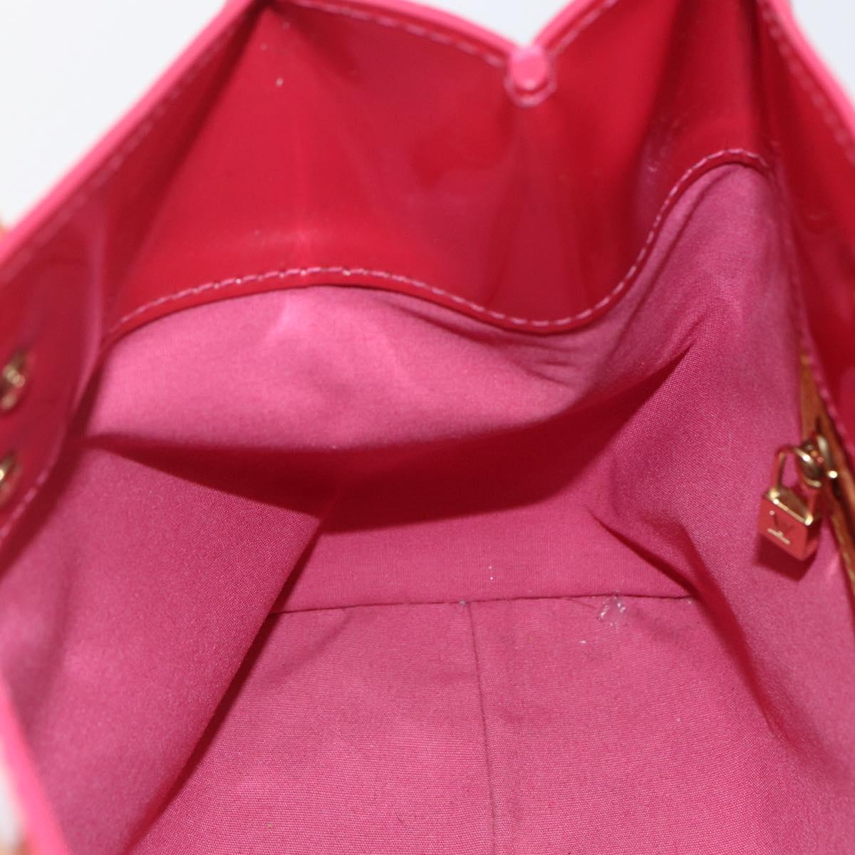 LOUIS VUITTON Monogram Vernis Reade PM Hand Bag Fran Boise M9132F LV Auth 172625