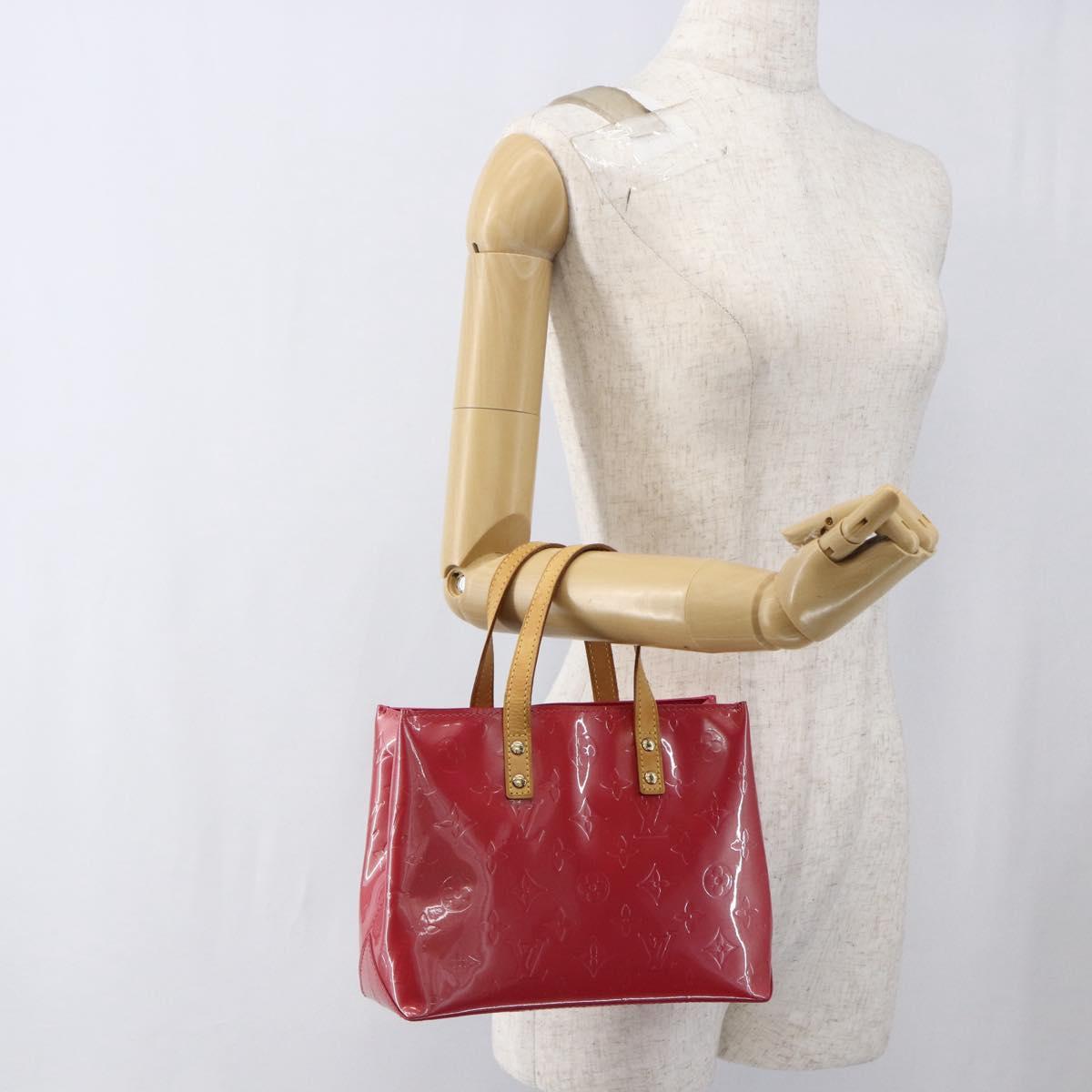 LOUIS VUITTON Monogram Vernis Reade PM Hand Bag Fran Boise M9132F LV Auth 172625