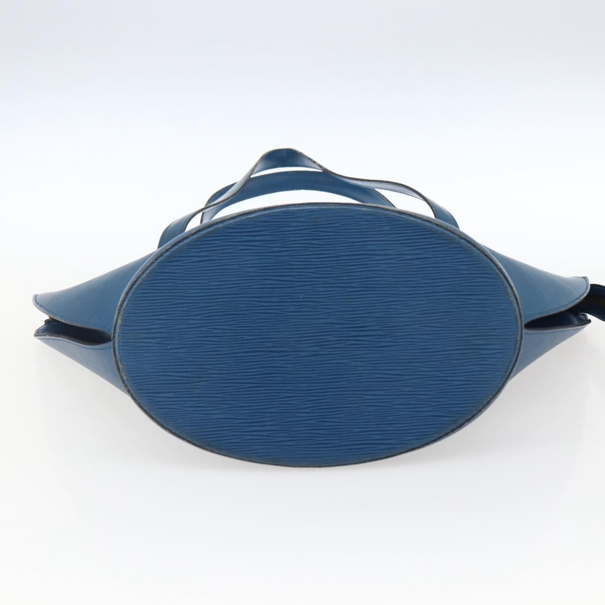 LOUIS VUITTON Epi Saint Jacques Shopping Shoulder Bag Blue M52275 LV Auth 172629