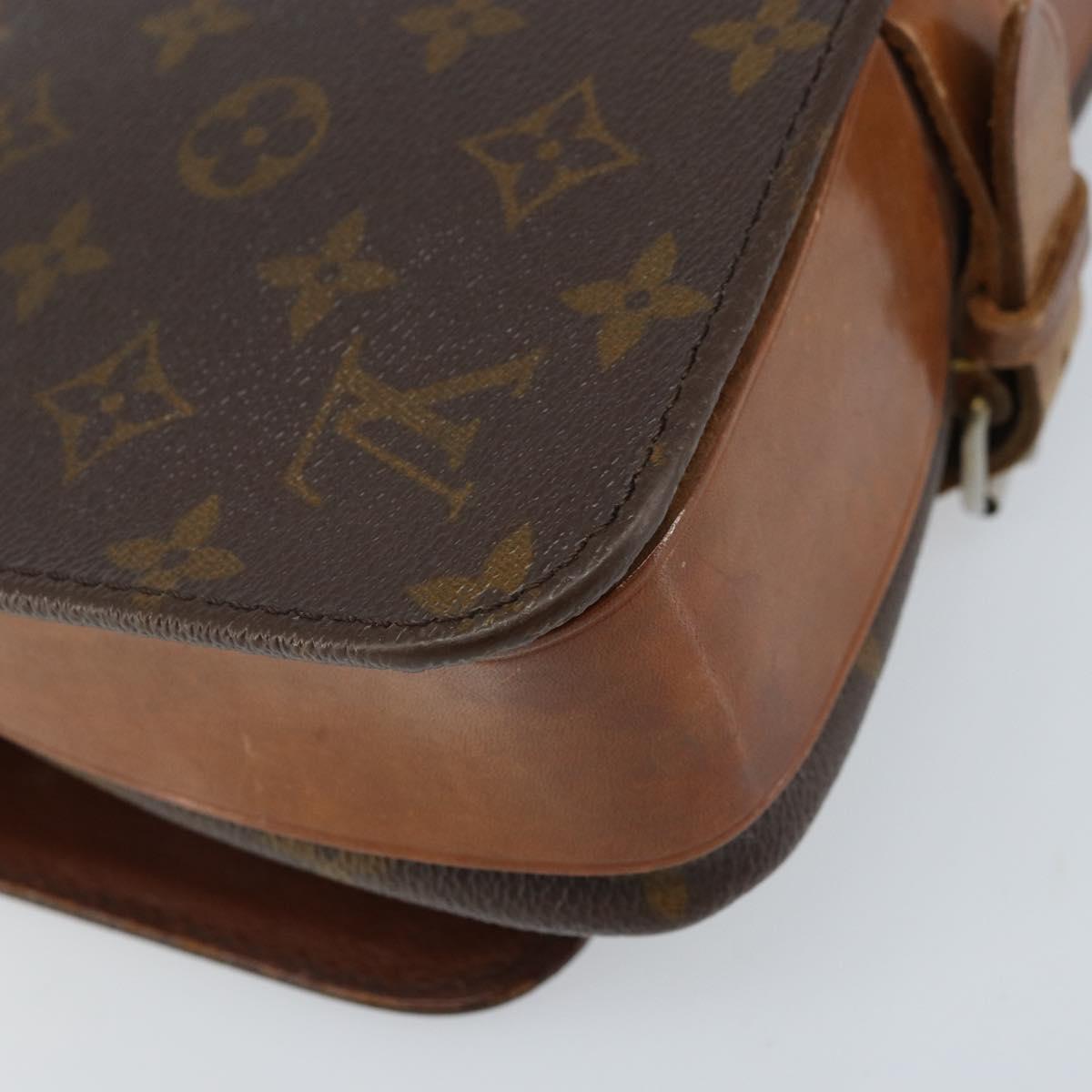 LOUIS VUITTON Monogram Cartouchiere MM Shoulder Bag M51253 LV Auth 172656