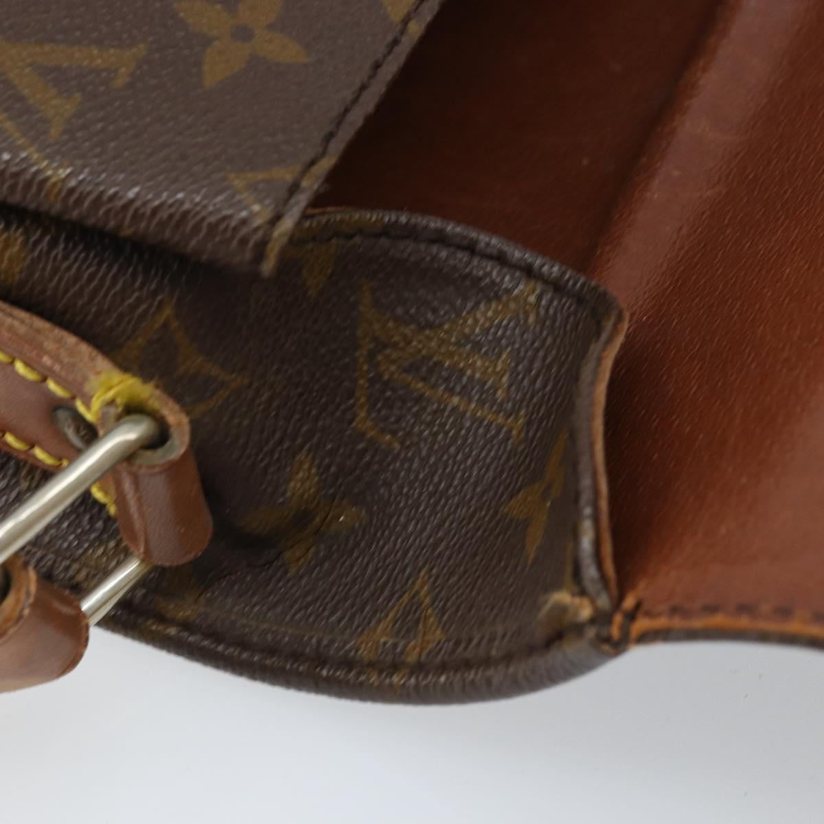 LOUIS VUITTON Monogram Cartouchiere MM Shoulder Bag M51253 LV Auth 172656