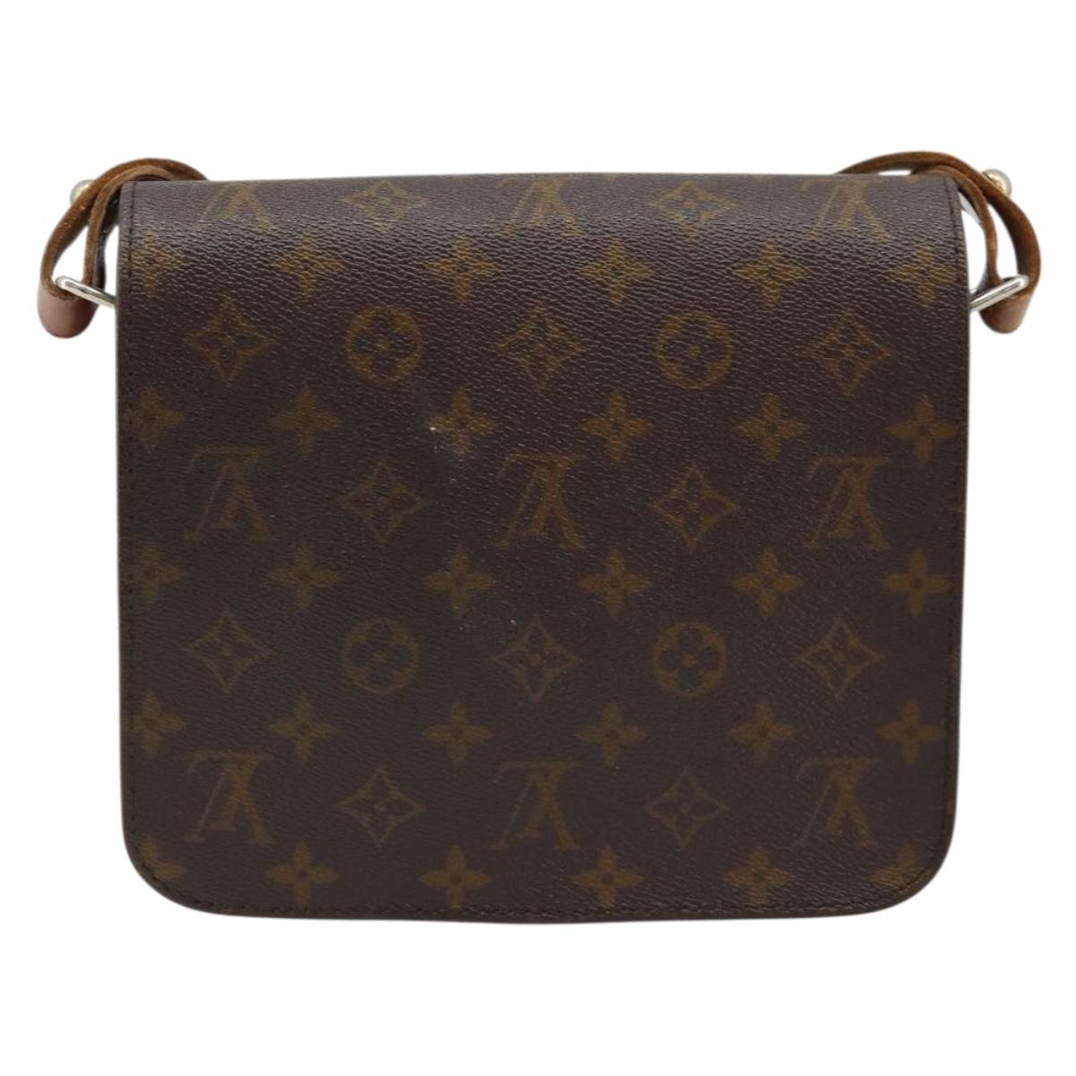 LOUIS VUITTON Monogram Cartouchiere MM Shoulder Bag M51253 LV Auth 172656