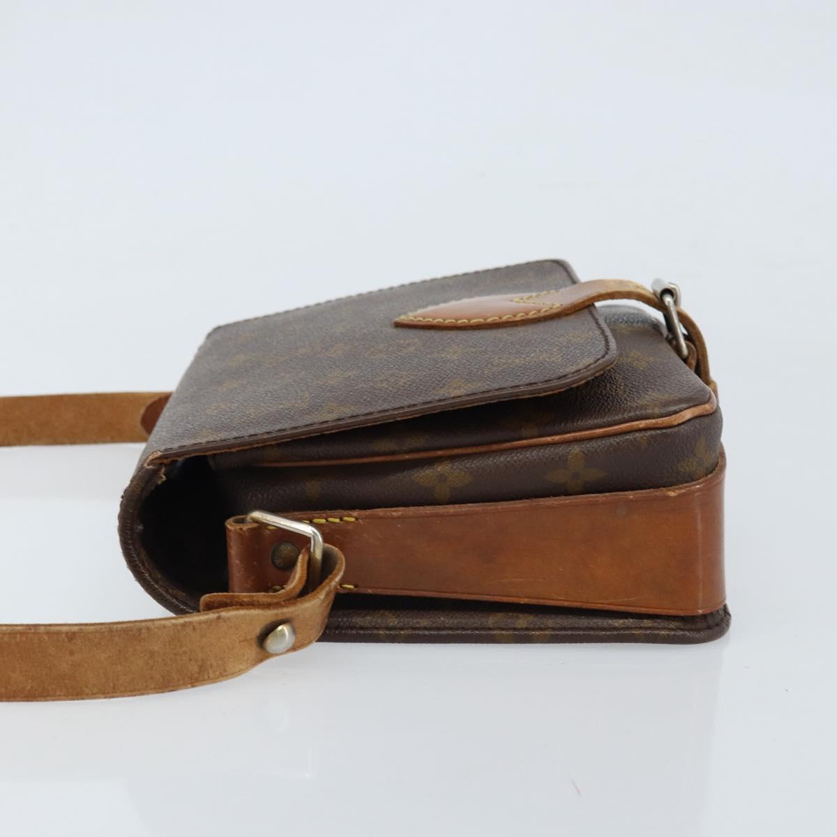LOUIS VUITTON Monogram Cartouchiere MM Shoulder Bag M51253 LV Auth 172656