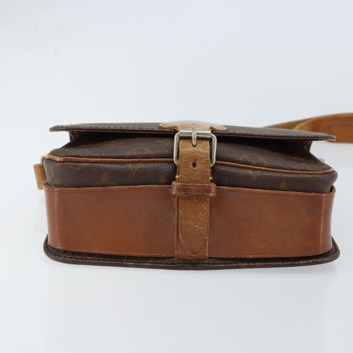 LOUIS VUITTON Monogram Cartouchiere MM Shoulder Bag M51253 LV Auth 172656