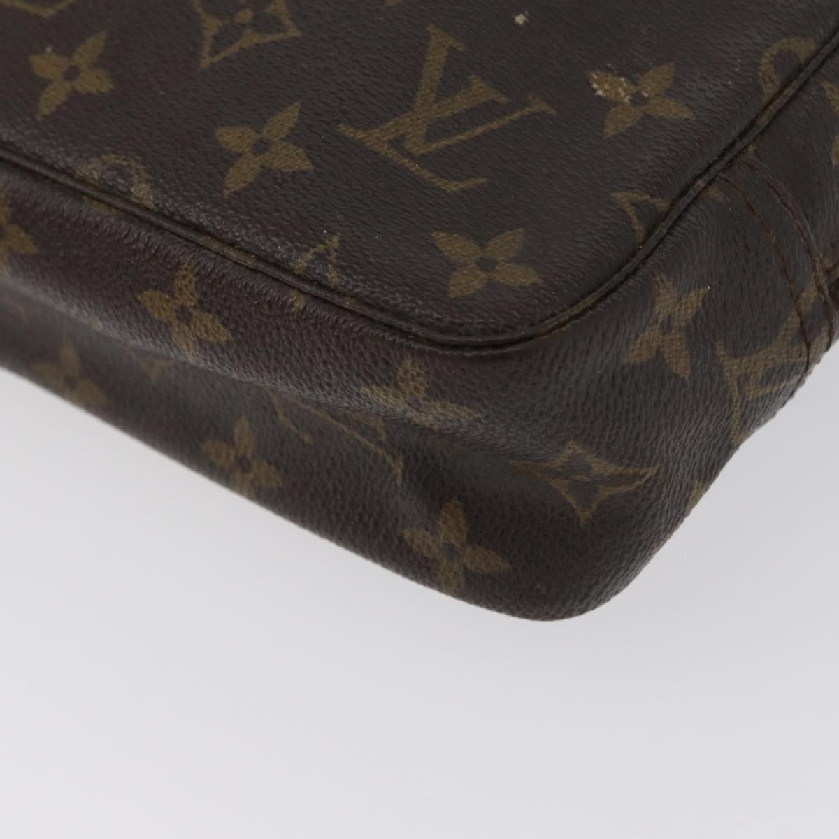 LOUIS VUITTON Monogram Trousse Toilette 23 Clutch Bag M47524 LV Auth 172657