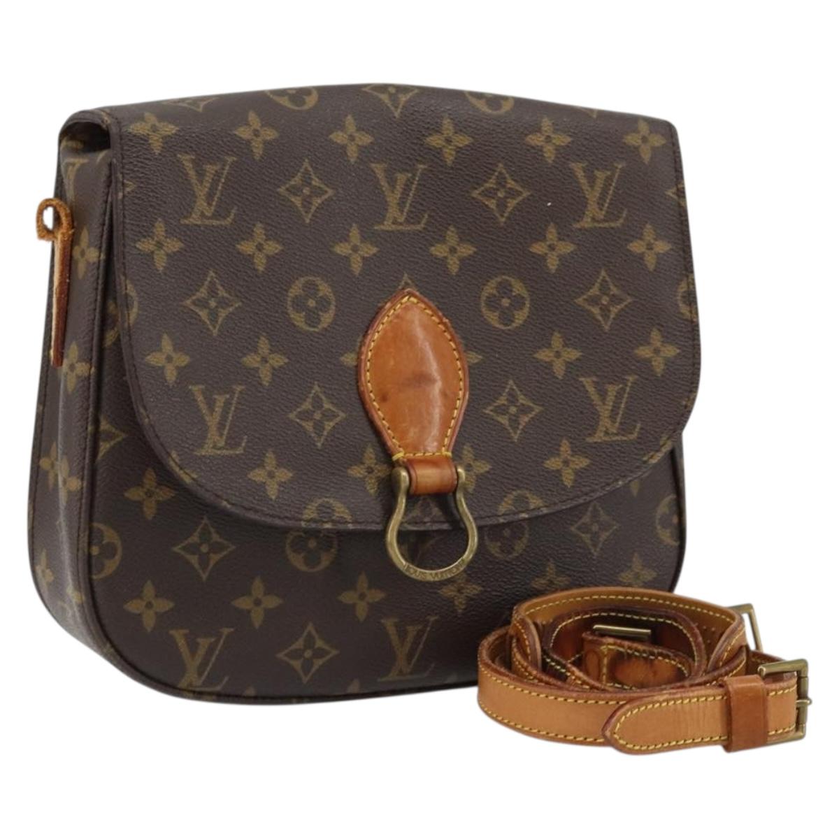 LOUIS VUITTON Monogram Saint Cloud GM Shoulder Bag M51242 LV Auth 172670