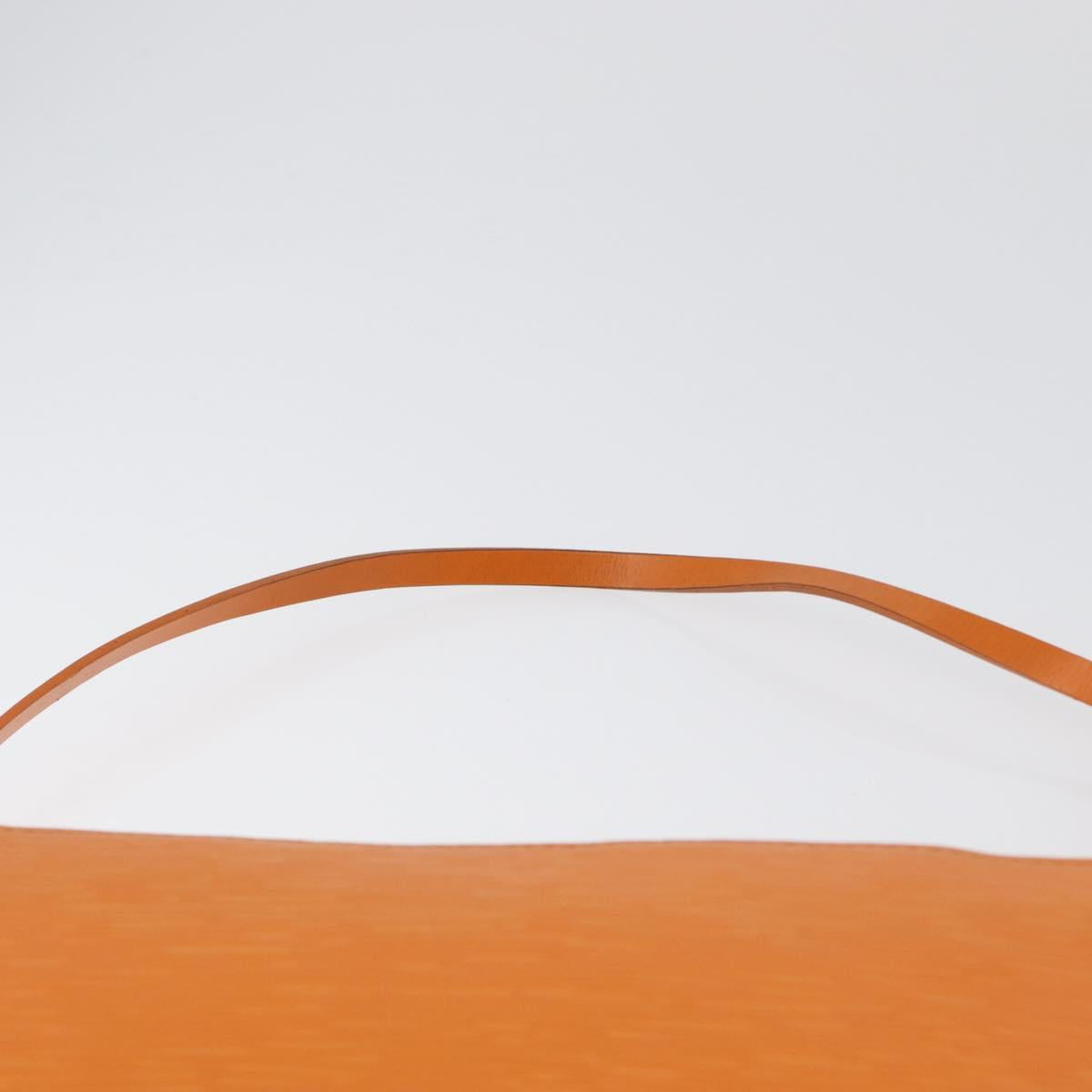 LOUIS VUITTON Epi Pochette Accessoires Pouch Orange Mandarin M5294H Auth 172673