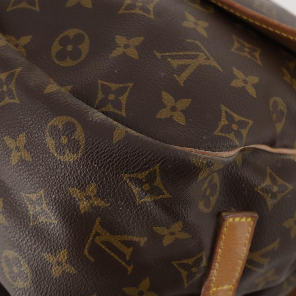 LOUIS VUITTON Monogram Saumur 35 Shoulder Bag M42254 LV Auth 172676