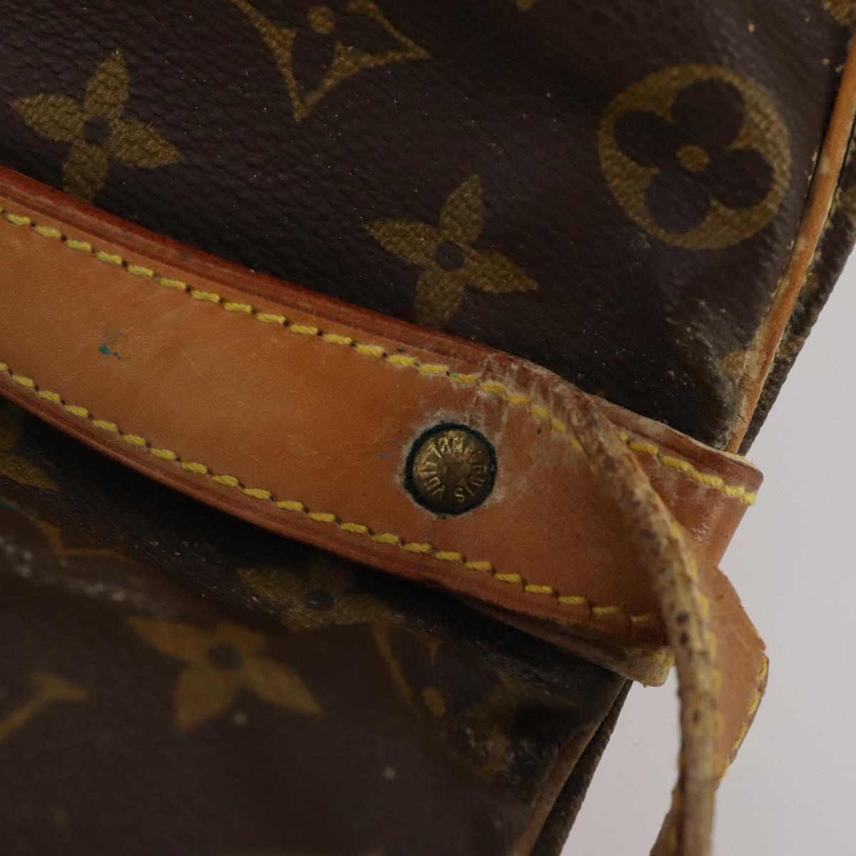 LOUIS VUITTON Monogram Saumur 35 Shoulder Bag M42254 LV Auth 172676