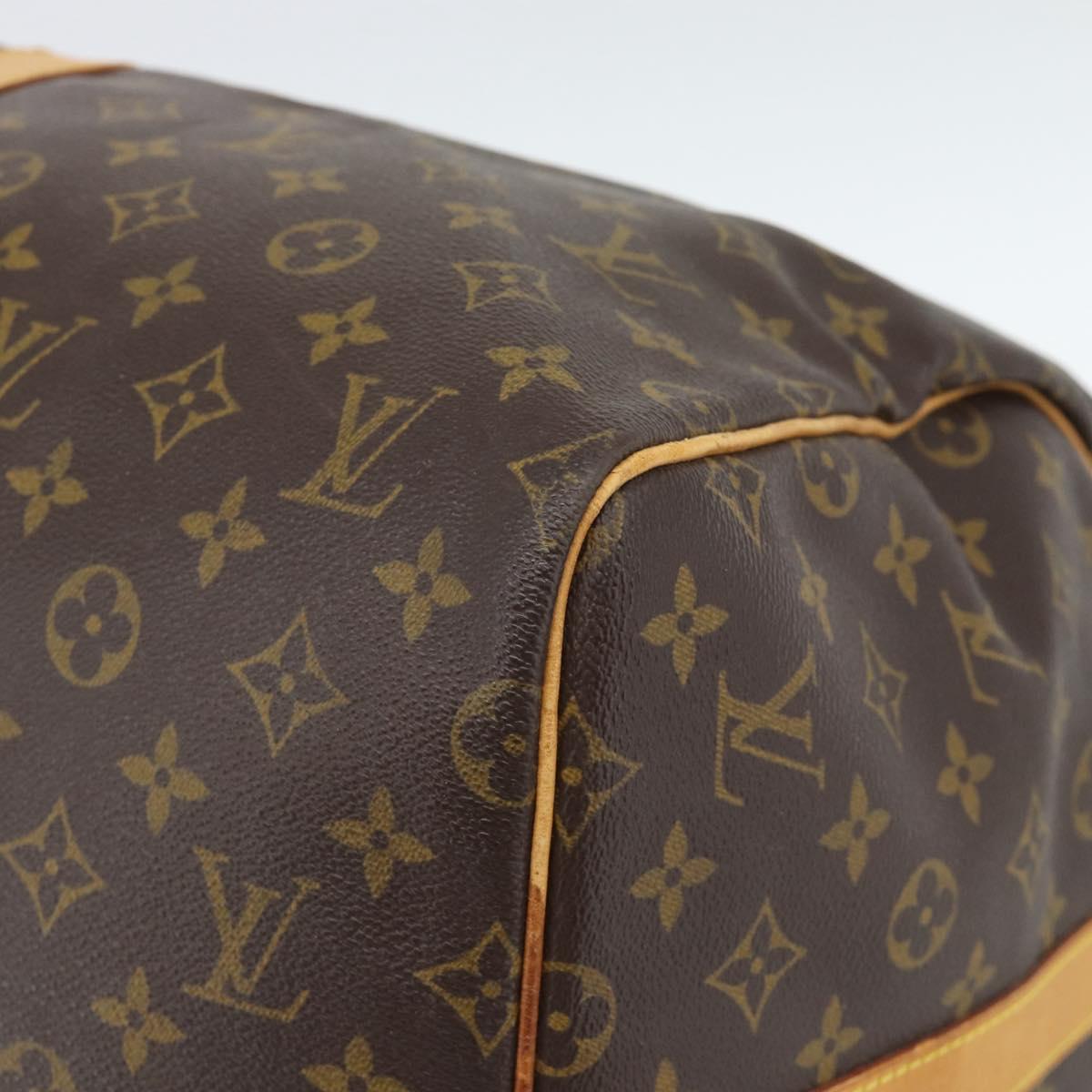 LOUIS VUITTON Monogram Keepall Bandouliere 55 Boston Bag M41414 LV Auth 172687