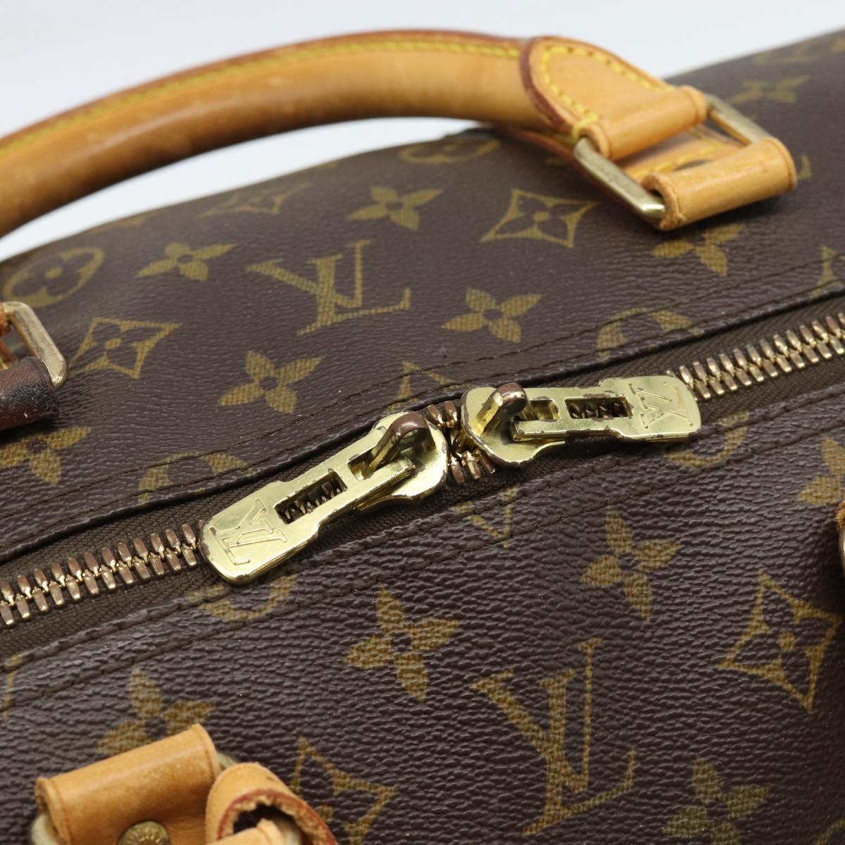 LOUIS VUITTON Monogram Keepall Bandouliere 55 Boston Bag M41414 LV Auth 172687