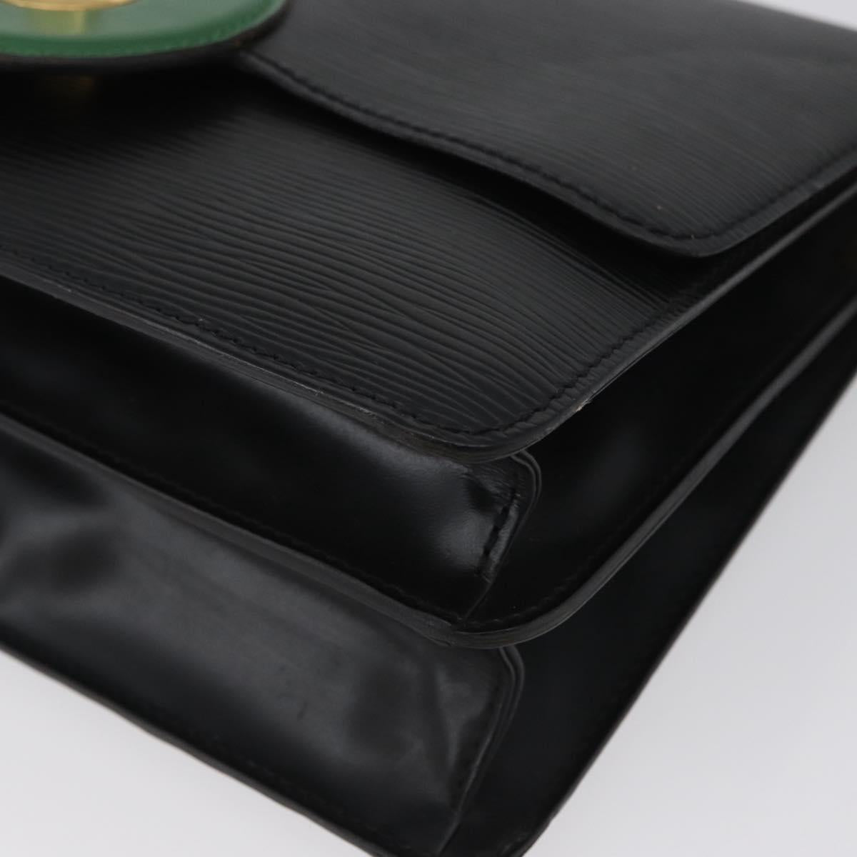LOUIS VUITTON Epi Free Run Shoulder Bag Black M52402 LV Auth 172698
