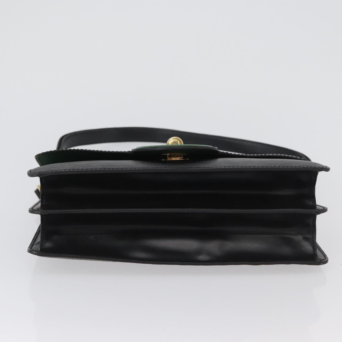 LOUIS VUITTON Epi Free Run Shoulder Bag Black M52402 LV Auth 172698