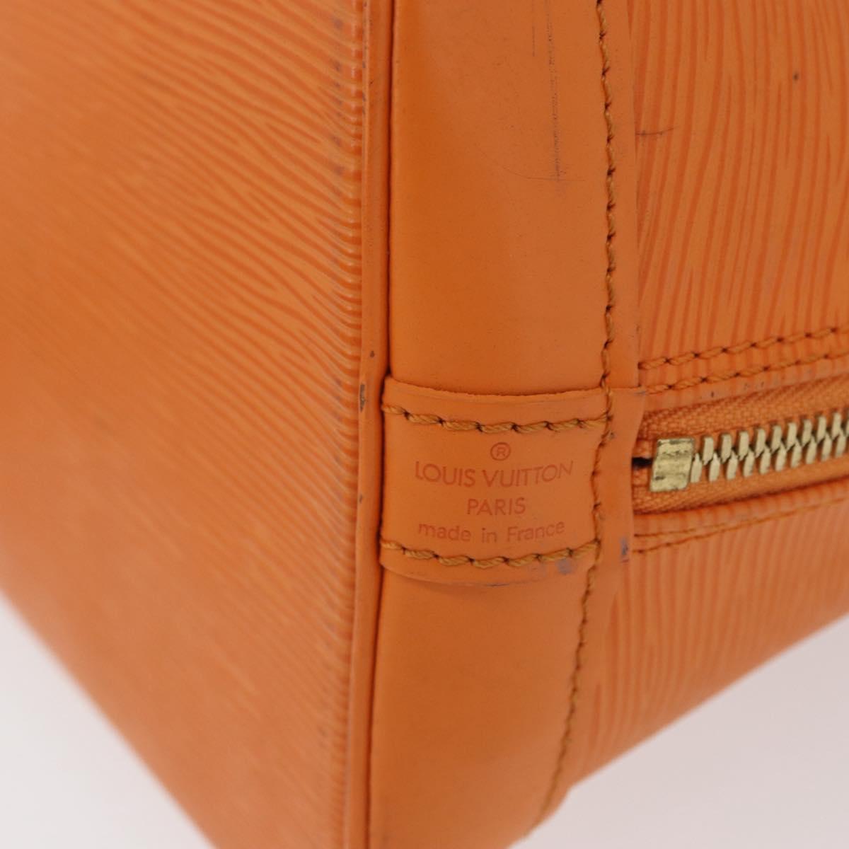 LOUIS VUITTON Epi Alma Hand Bag Orange Mandarin M5214H LV Auth 172701