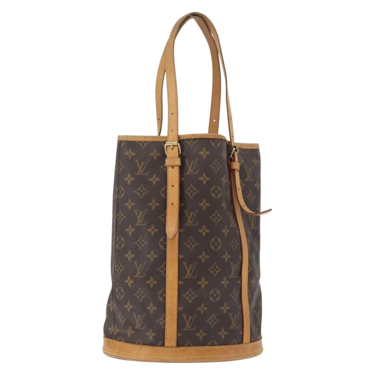 LOUIS VUITTON Monogram Bucket GM Shoulder Bag M42236 LV Auth 172713