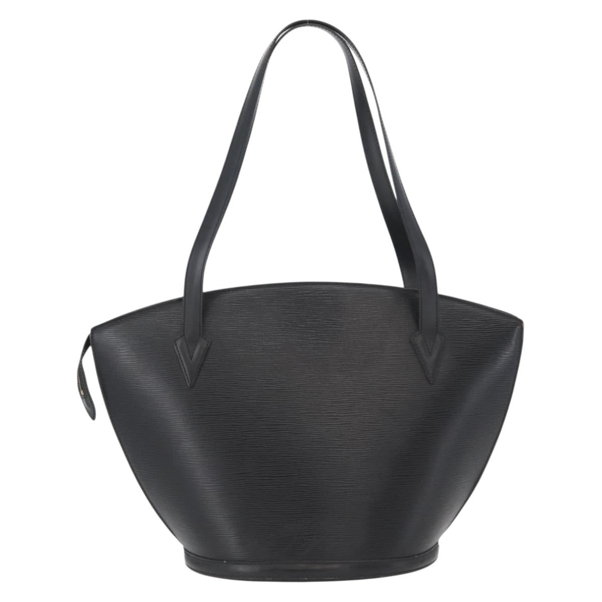 LOUIS VUITTON Epi Saint Jacques Shopping Bag Black M52262 LV Auth 172714