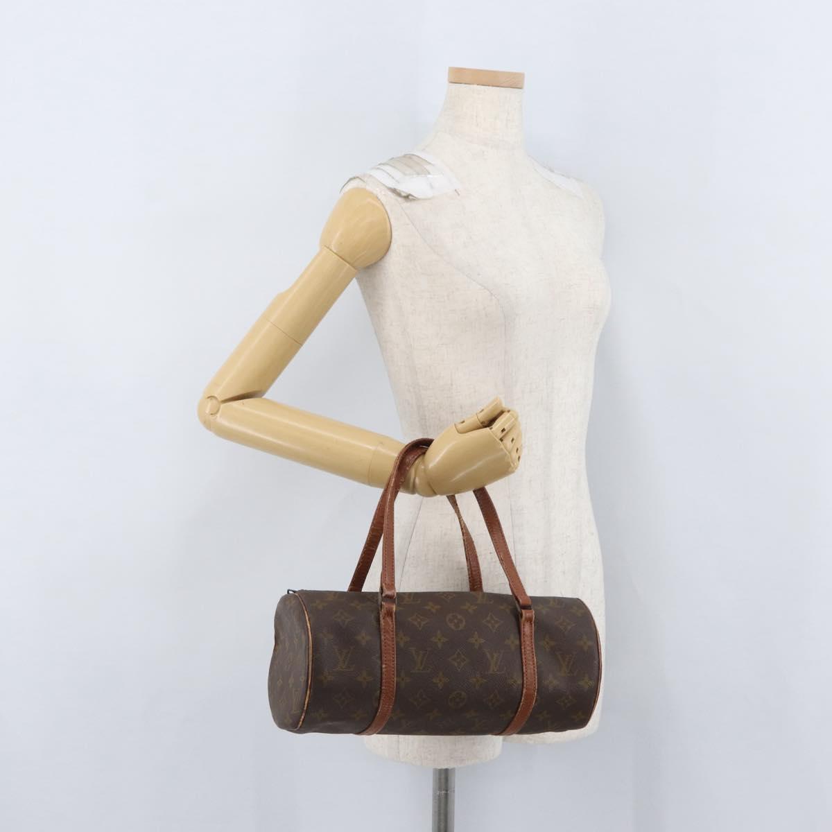 LOUIS VUITTON Monogram Papillon 30 Hand Bag M51385 LV Auth 172715