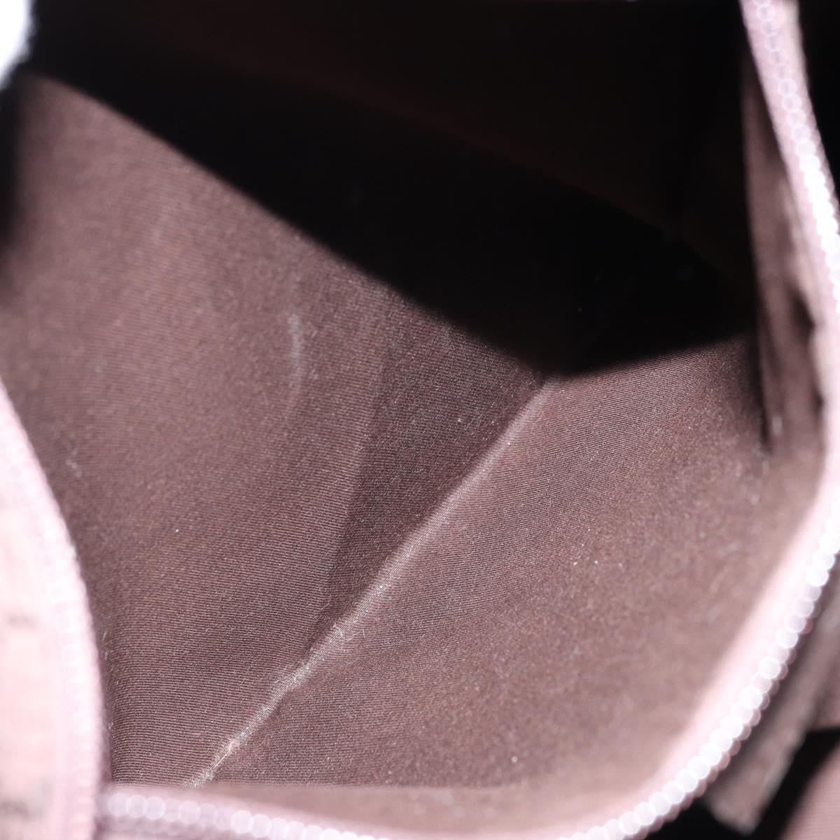 GUCCI GG Canvas Tote Bag Brown Silver 180450 Auth 172731