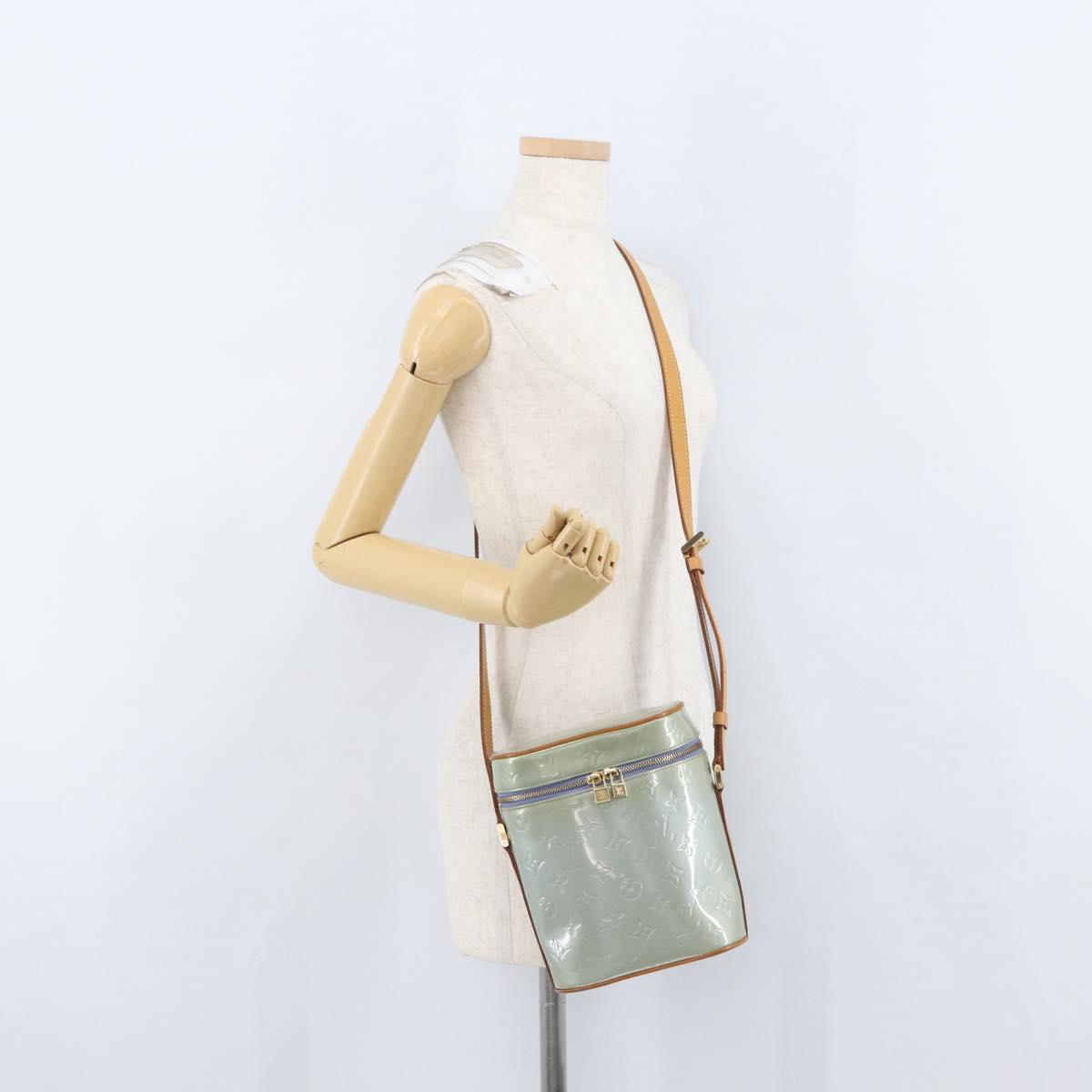 LOUIS VUITTON Monogram Vernis Sullivan Vertical Bag Lavande M91258 Auth 172754A