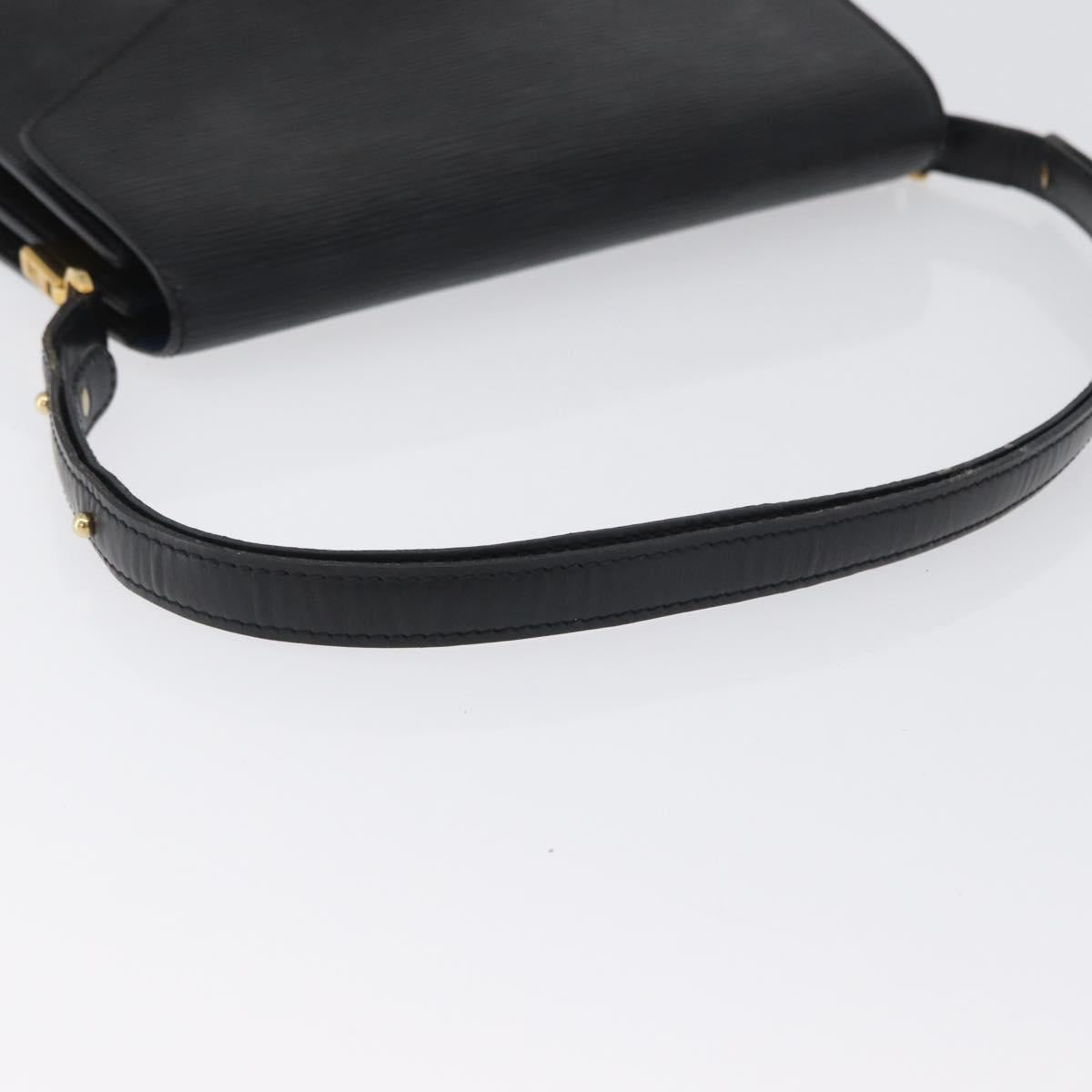 LOUIS VUITTON Epi Osh Shoulder Bag Black Blue M52445 LV Auth 172755