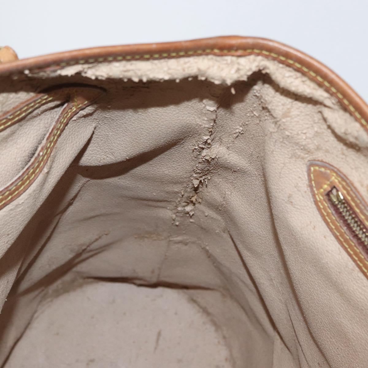 LOUIS VUITTON Monogram Bucket GM Shoulder Bag M42236 LV Auth 172758