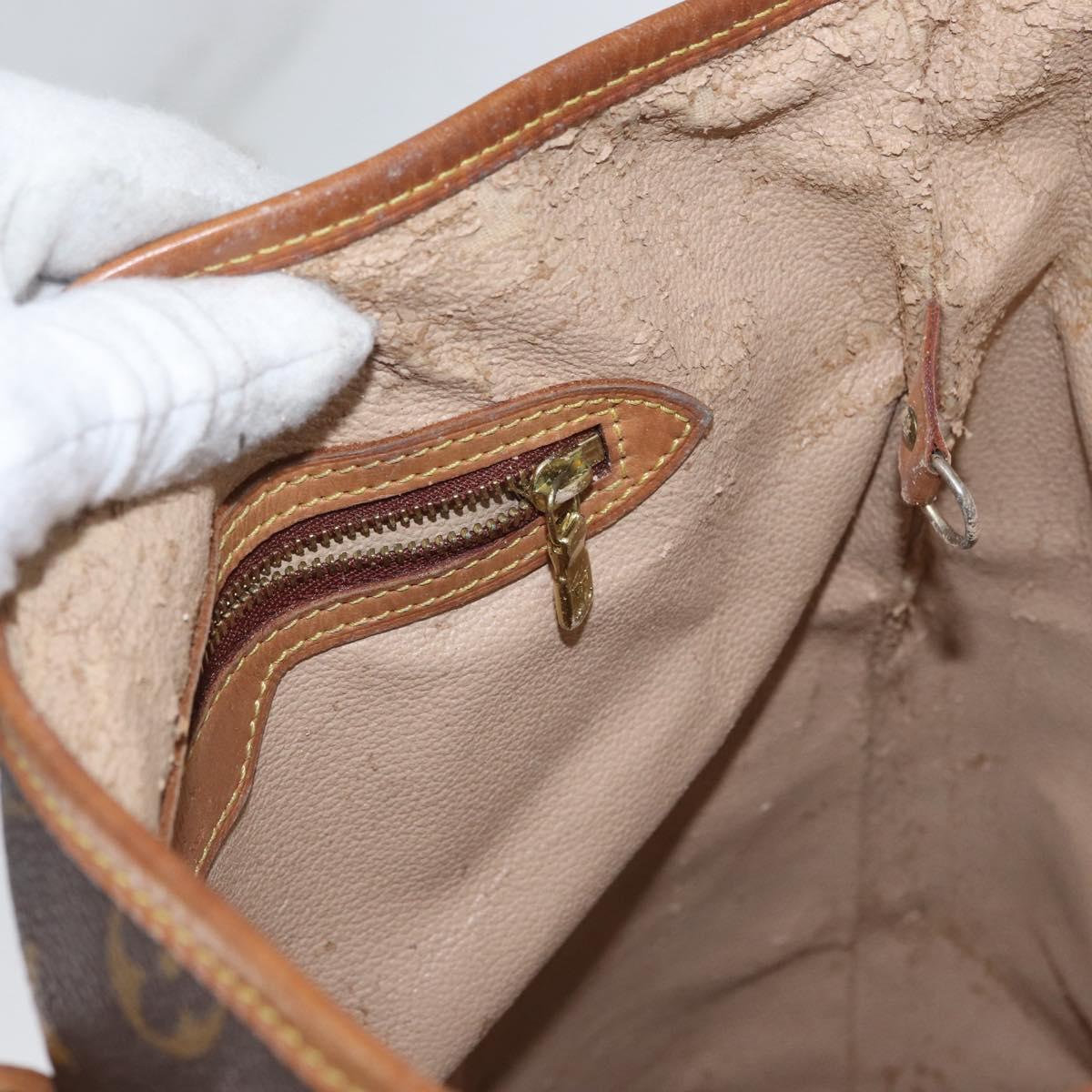 LOUIS VUITTON Monogram Bucket GM Shoulder Bag M42236 LV Auth 172758