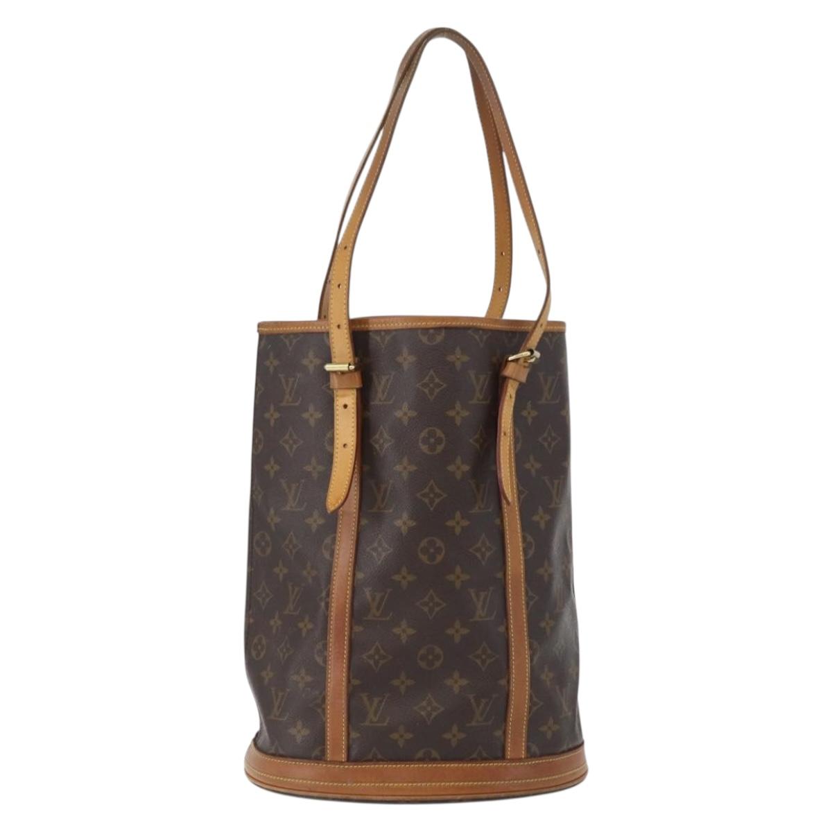 LOUIS VUITTON Monogram Bucket GM Shoulder Bag M42236 LV Auth 172758