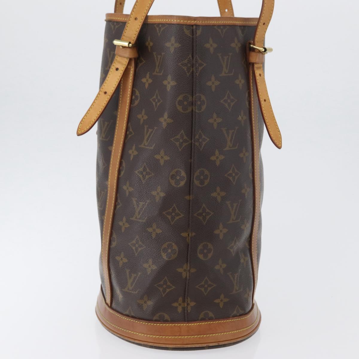 LOUIS VUITTON Monogram Bucket GM Shoulder Bag M42236 LV Auth 172758